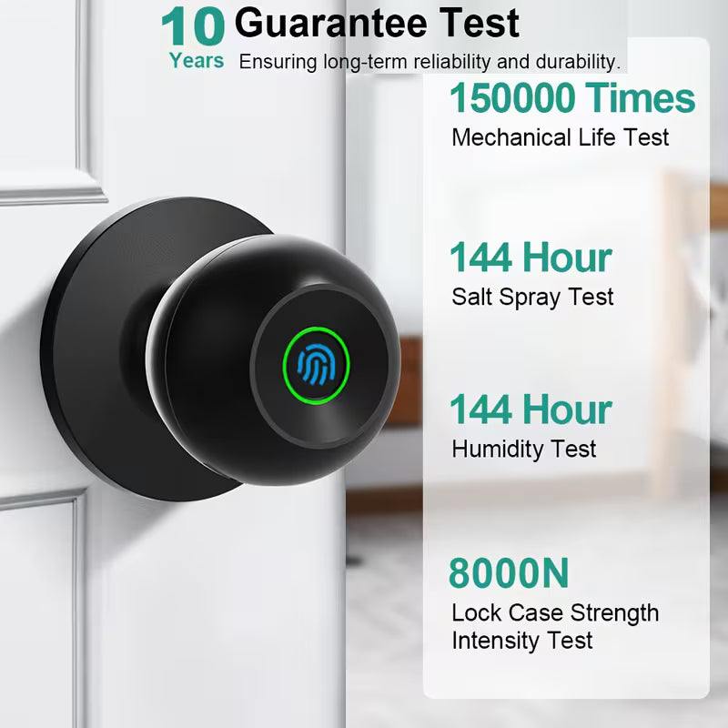 Llavin inteligente para puertas con huellas dactilares